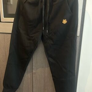 Kenzo Black Joggers with Gold Logo- Brand new with tags